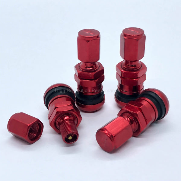 Aluminum Valve Stem Metal With Caps
