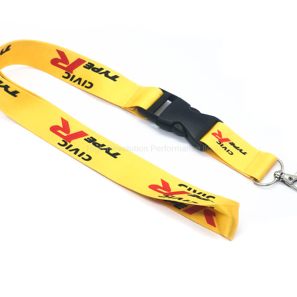 Civic Type R Lanyard Keychain Yellow – High Revolution Performance llc