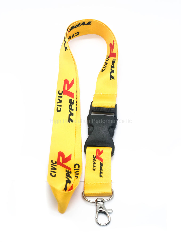 Civic Type R Lanyard Keychain Yellow – High Revolution Performance llc