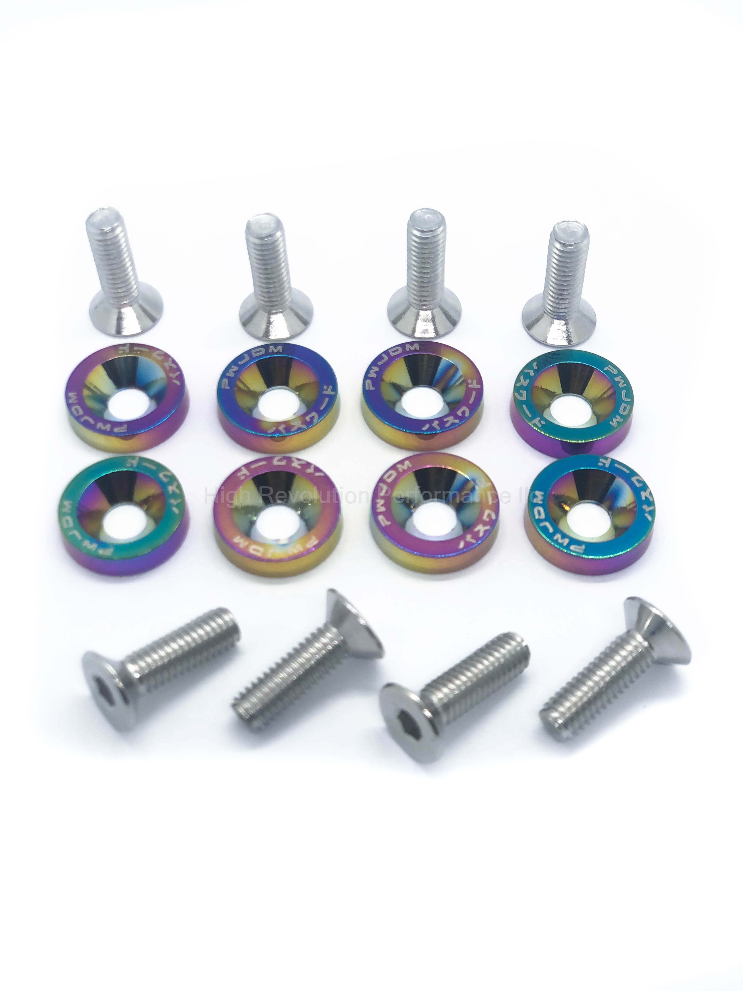 Fender Washers JDM Set Kit 8pcs High Revolution Performance llc
