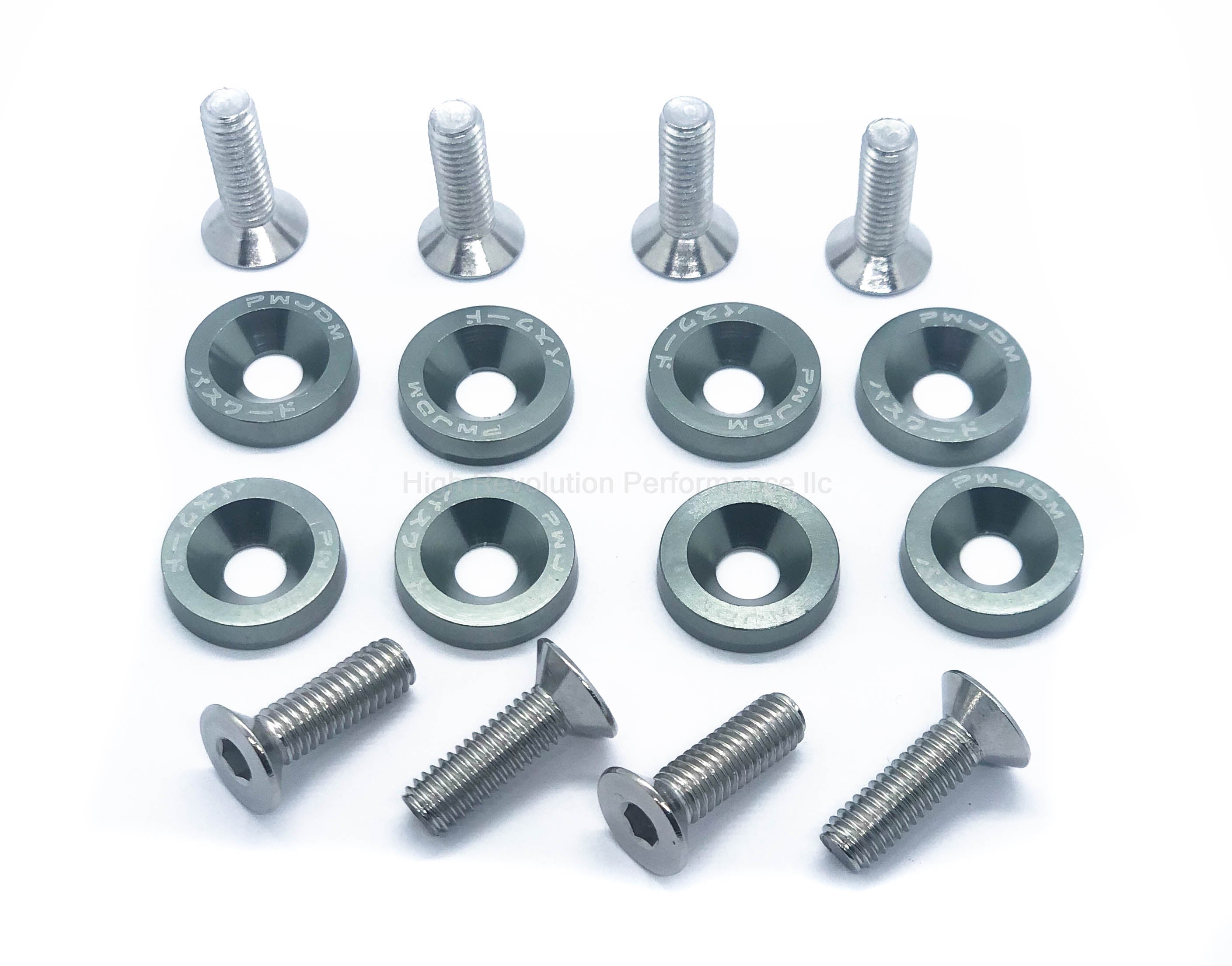 Fender Washers JDM Set Kit 8pcs High Revolution Performance llc