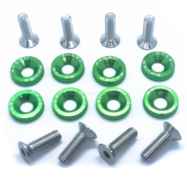 Fender Washers JDM Set Kit 8pcs High Revolution Performance llc