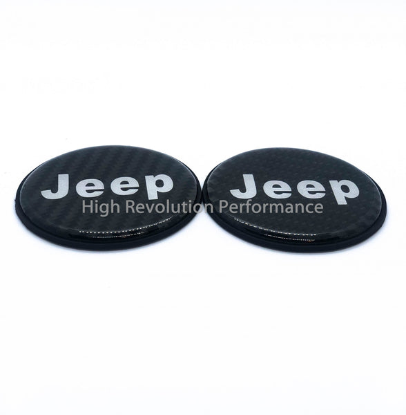 Jeep Carbon Fiber Style Car Cup Holder Pad