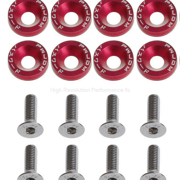 Fender Washers JDM Set Kit 8pcs High Revolution Performance llc